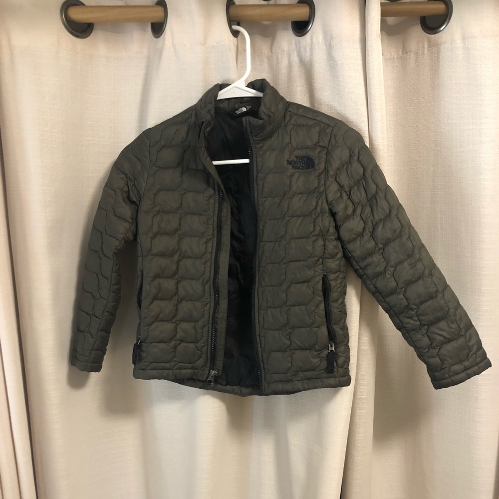 Olive Green North Face Puffer